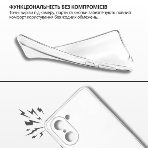 Чохол до мобільного телефона BeCover Silicone OnePlus Nord CE 5 5G Transparent (715697)