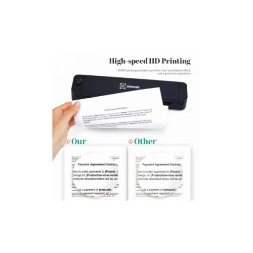 Принтер етикеток UKRMARK P832, A4, 300 dpi, wireless, Bluetooth USB Type-C, black (900347)