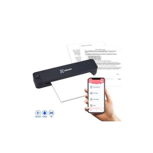 Принтер етикеток UKRMARK P832, A4, 300 dpi, wireless, Bluetooth USB Type-C, black (900347)
