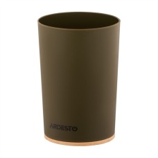 Стакан для ванної кімнати Ardesto Minimalism Темно-зелений (ARHB3105OB)