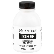 Тонер Samsung ML-3310, bottle 60g Gantech (TSM-HYD005-060)