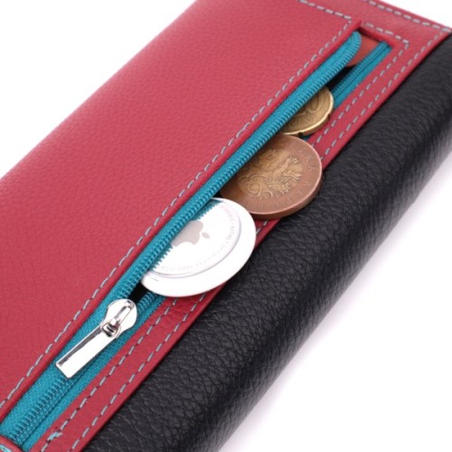 Гаманець ST Leather З натуральної шкіри Різнокольоровий (22517)