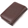 Портмоне Canpellini З натуральної шкіри флотар Коричневе (21600)