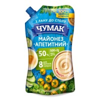 Соус Чумак Майонез Апетитний 50% 500 г (4823096008486)