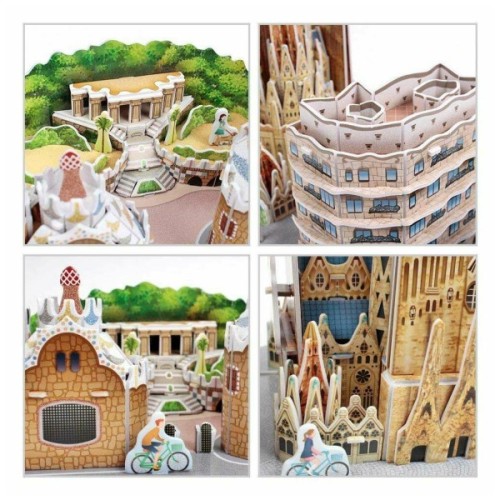 Пазл Cubic Fun Тривимірна головоломка-конструктор City Line Barcelona (MC256h)