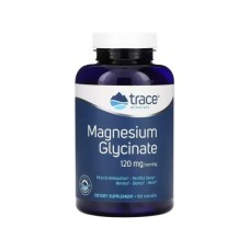 Мінерали Trace Minerals Гліцинат магнію, 120 мг, Magnesium Glycinate, 180 капсул (TMR-00815)