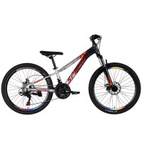 Велосипед Space 24" PHAETON DD FR рама-11" AL 2026 сіро-сріблястий (OPS-SP-24-072)