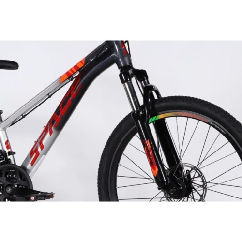 Велосипед Space 24" PHAETON DD FR рама-11" AL 2026 сіро-сріблястий (OPS-SP-24-072)