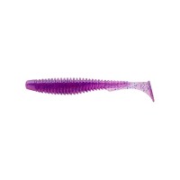 Силікон рибальський FishUP U-Shad 4" 015 - Violet/Blue (8шт/уп) (1862.03.06)