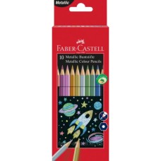 Олівці кольорові Faber-Castell 10 кольорів, металік (201583) (28653)