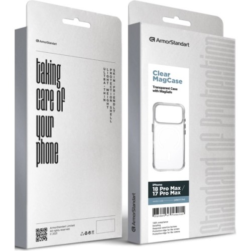 Чохол до мобільного телефона Armorstandart Clear MagCase Apple iPhone 18 Pro Max / 17 Pro Max Transparent (ARM91764)