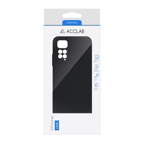 Чохол до мобільного телефона ACCLAB SoftShell Xiaomi Redmi Note 11 Black (1283126553004)