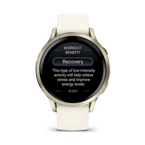 Смарт-годинник Garmin Venu 4 (41mm), Beige w/ Lunar Gold + Bone, GPS смарт-годинник (010-03013-00)