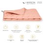 Ковдра MirSon антиалергенна Евкаліптова всесезонна №1738 Eco Light Coral 155x215 см (2200003710380)