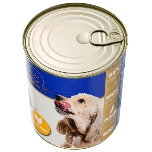 Консерви для собак PREMIUM PET з куркою 800 г (4820255192017)