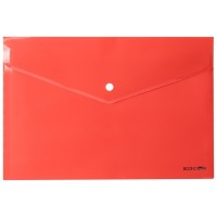 Папка - конверт Economix А4 180 мкм фактура "глянець", червона (E31301-03)