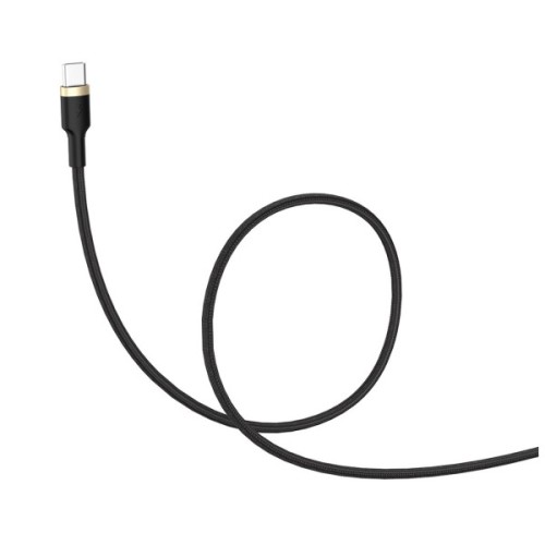 Дата кабель USB 2.0 AM to USB-C 1.0m spiral black ColorWay (CW-CBUC051-BK)