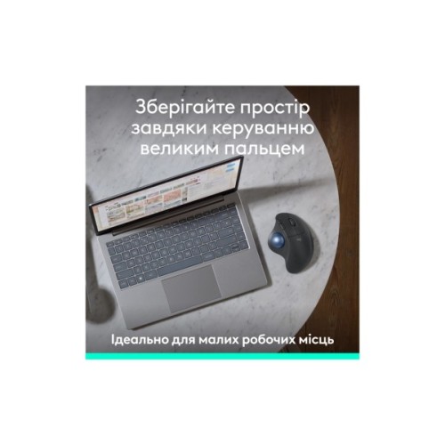 Мишка Logitech Ergo M575S Wireless Trackball Graphite (910-007029)