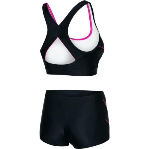 Купальник Aqua Speed Fiona 348-19 чорний, рожевий 38 (5908217664594)