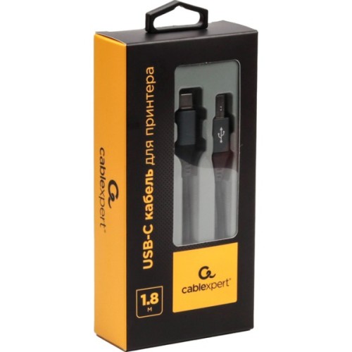 Кабель для принтера USB-C 2.0 to BM 1.8m Cablexpert (CCBP-USB2-СMBM-6)