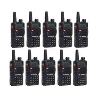 Портативна рація Baofeng UV-5R Black Ten Pack комплект 10 шт (2200000758972)