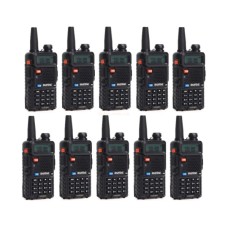 Портативна рація Baofeng UV-5R Black Ten Pack комплект 10 шт (2200000758972)