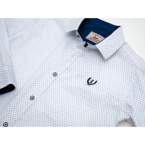 Сорочка дитяча A-Yugi шкільна (18101-146B-white)