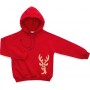 Кофта дитяча Toontoy худі з оленем (22161-164-red)