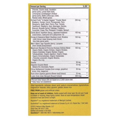 Мультивітамін Nature's Way Мультивітаміни для чоловіків Alive! Max3 Potency, Men's Multivitamin, 90 та (NWY-15542)