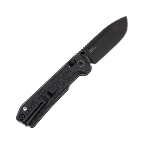 Ніж SRM Rubik, Sandvik 14C28N, алюміній, чорний (7228B-AB)