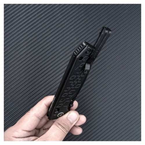 Ніж SRM Rubik, Sandvik 14C28N, алюміній, чорний (7228B-AB)