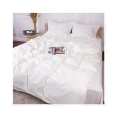 Постільна білизна MirSon Poplin Line 002 Milky White 110x140 (2200006277323)