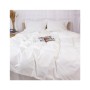 Постільна білизна MirSon Poplin Line 002 Milky White 110x140 (2200006277323)