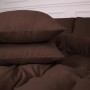 Постільна білизна MirSon 003 Brown Фланель 2x143x210 Сімейний (2200009648755)