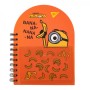 Блокнот Yes В6+ подвійна cпіраль з пластиковою кишенею Minions крапка (151793)