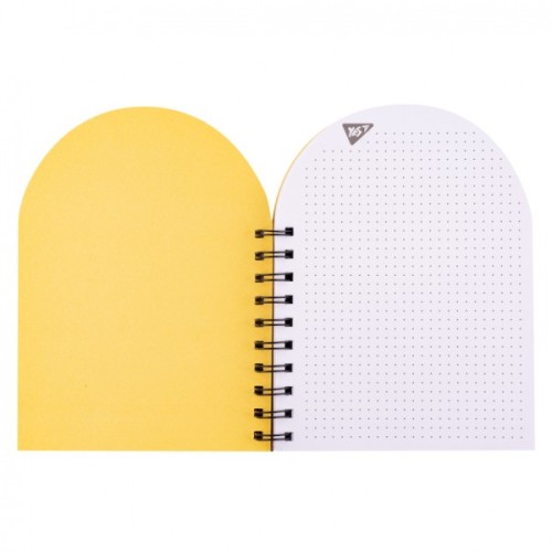 Блокнот Yes В6+ подвійна cпіраль з пластиковою кишенею Minions крапка (151793)