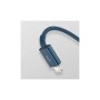 Дата кабель USB 2.0 AM to Lightning + Micro 5P + Type-C 1.5m 3.5A blue Baseus (CAMLTYS-03)