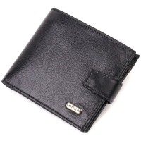 Гаманець Canpellini З натуральної шкіри Чорний (21877)