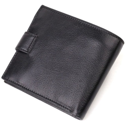 Гаманець Canpellini З натуральної шкіри Чорний (21877)