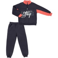 Спортивний костюм дитячий Smile на флісі (4225-128B-gray)
