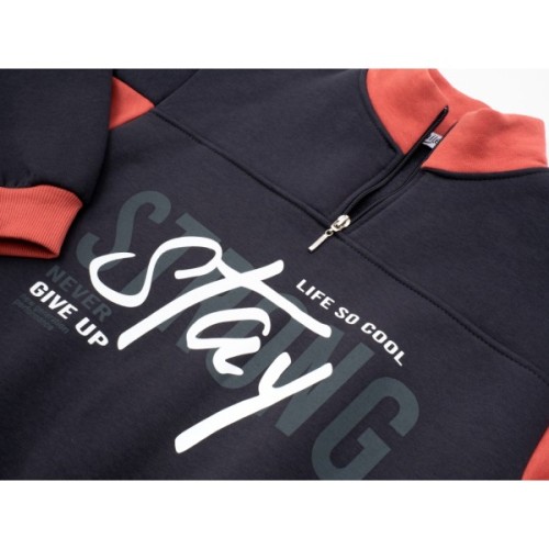 Спортивний костюм дитячий Smile на флісі (4225-128B-gray)