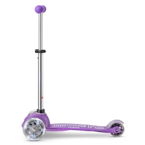 Самокат Micro Mini Deluxe Fairy Glitter LED Пурпуровий (MMD207)