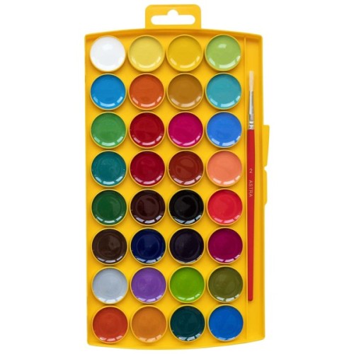 Акварельні фарби Школярик Медові 32 кольори (302023002-UA)