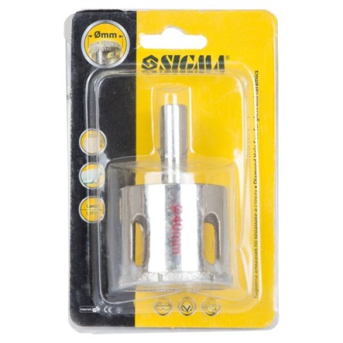 Коронка Sigma алмазна по кераміці та склу 40мм (1541401)