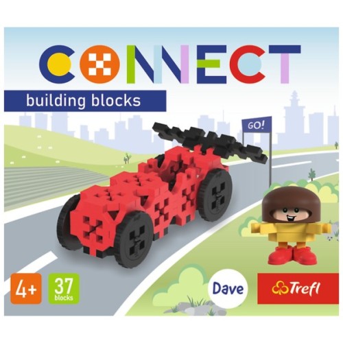 Конструктор Trefl Connect Гоночна машина 37 деталей (5900511620450)