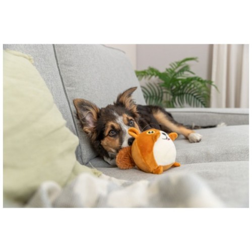 Іграшка для собак Trixie Білка з ефектом пам'яті 13 см помаранчева (4011905360201)