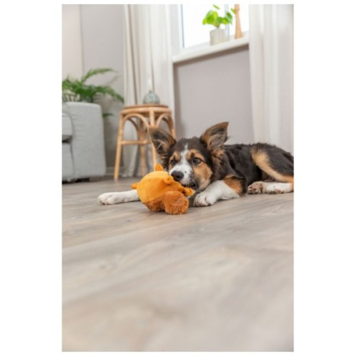 Іграшка для собак Trixie Білка з ефектом пам'яті 13 см помаранчева (4011905360201)