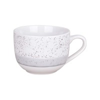 Чашка Ardesto Siena, 500мл, порцеляна, біло-сірий (AR2950SW)