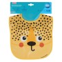 Нагрудничок Canpol babies Hello Little - гепард, пластмасовий з кишенькою (9/232_ora2)