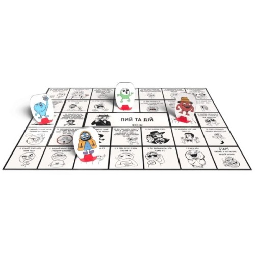 Настільна гра 18+ Bombat game Пий та Дій (укр.) (80048)